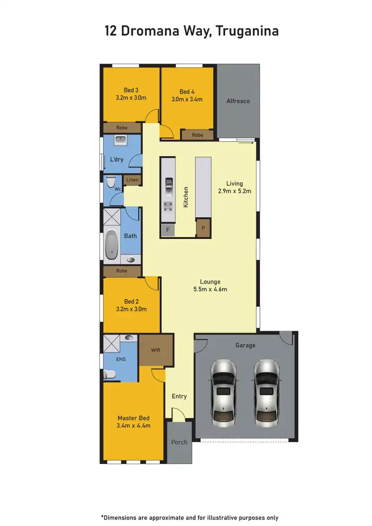 Floorplan of Homely house listing, 12 Dromana Way, Truganina VIC 3029