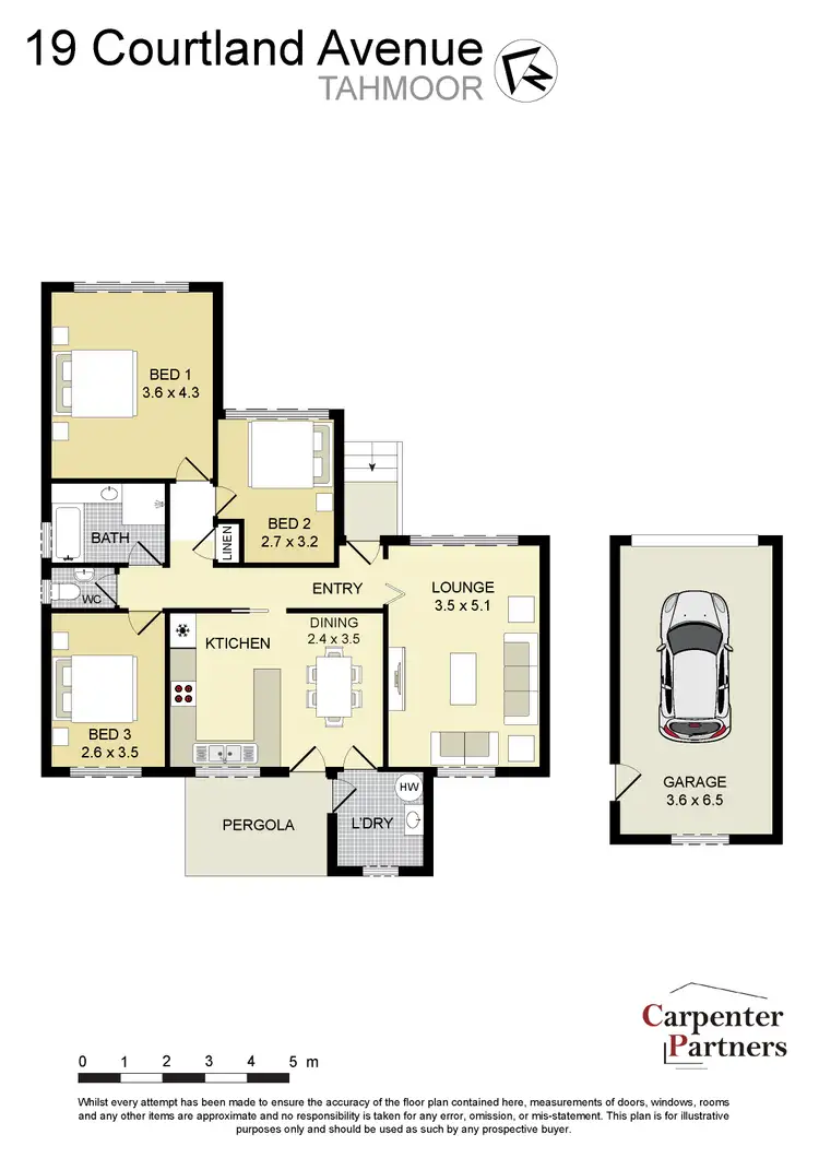 Floorplan of Homely house listing, 19 Courtland Avenue, Tahmoor NSW 2573