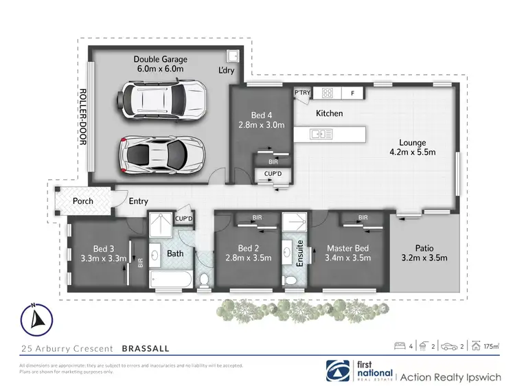 Floorplan of Homely house listing, 25 Arburry Crescent, Brassall QLD 4305