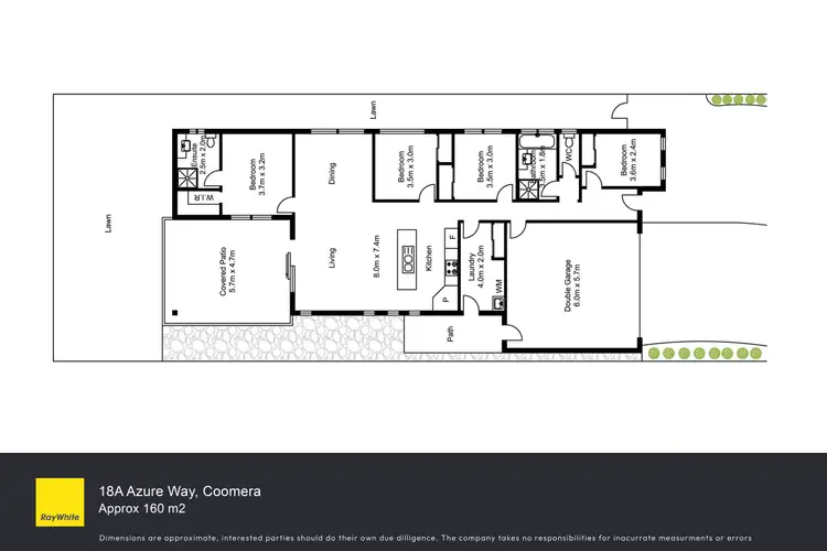 Floorplan of Homely house listing, 18A Azure Way, Coomera QLD 4209