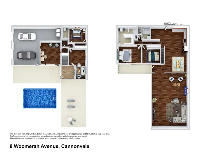 Floorplan of Homely house listing, 8 Woomerah Street, Cannonvale QLD 4802