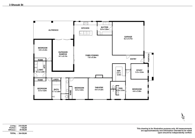 Floorplan of Homely house listing, 3 Sheoak Street, Robe SA 5276