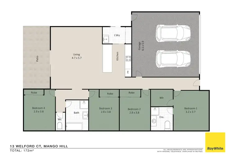Floorplan of Homely house listing, 13 Welford Court, Mango Hill QLD 4509