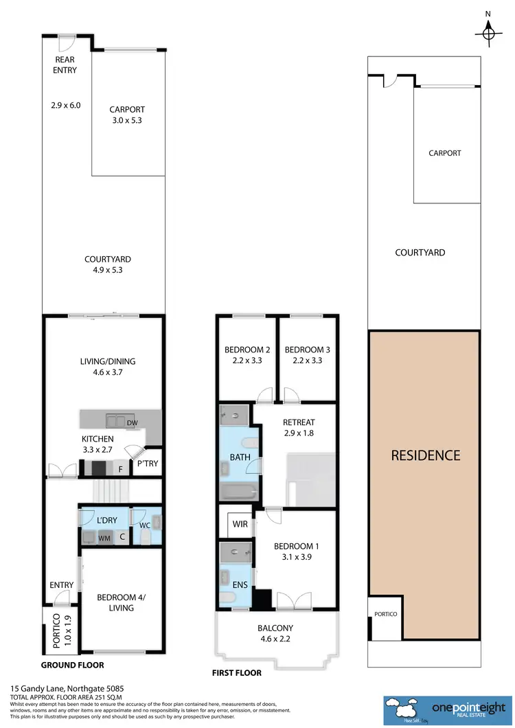 Floorplan of Homely house listing, 15 Gandy Lane, Lightsview SA 5085