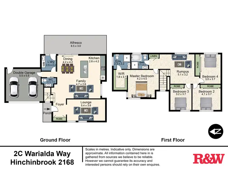 Floorplan of Homely house listing, 2C Warialda Way, Hinchinbrook NSW 2168