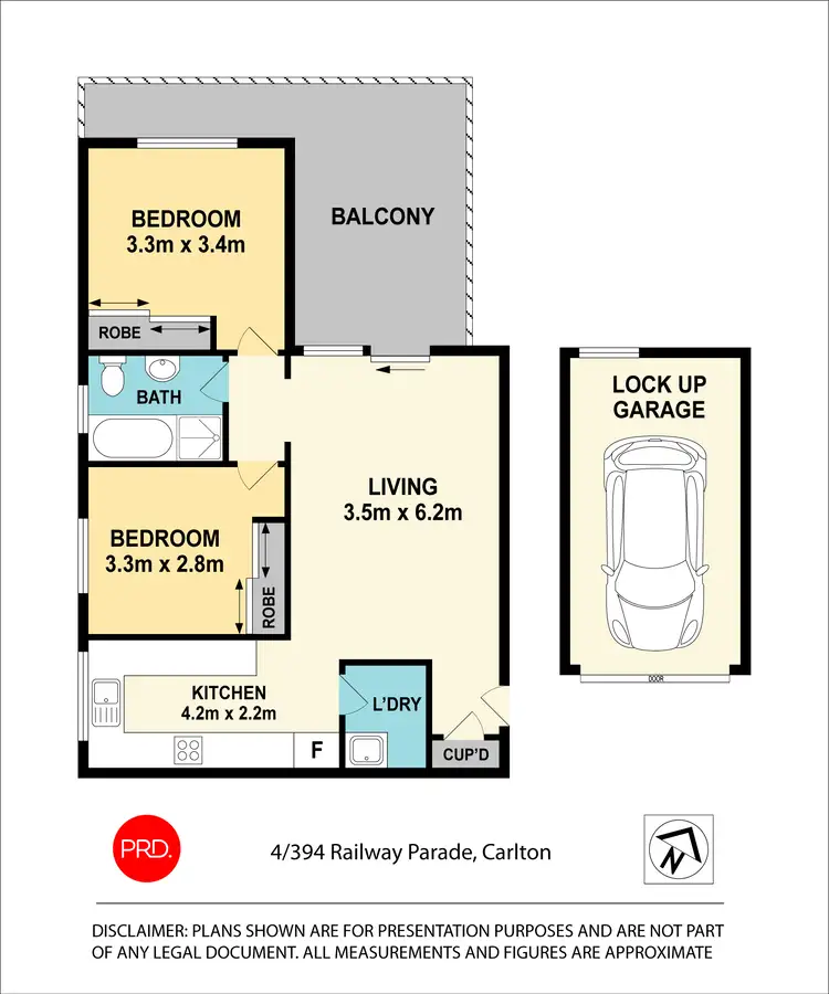 Floorplan of Homely unit listing, 4/394 Railway Parade, Carlton NSW 2218