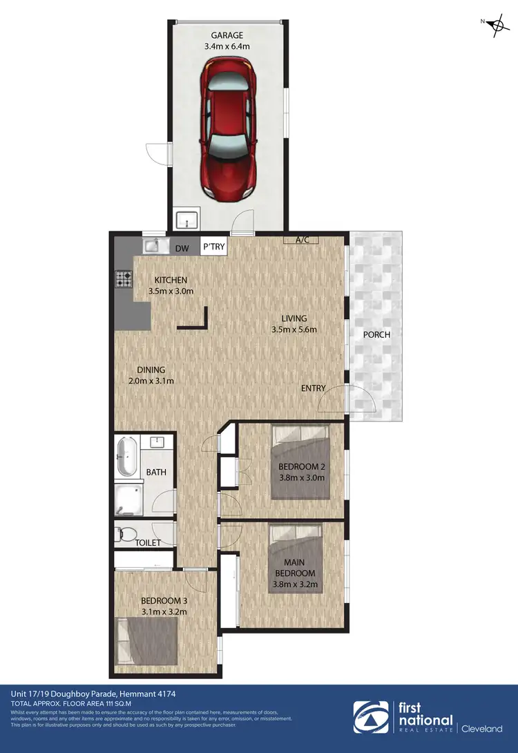 Floorplan of Homely house listing, 17/19 Doughboy Parade, Hemmant QLD 4174