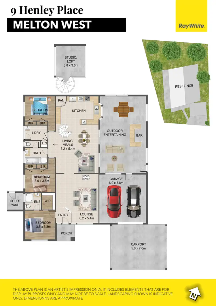 Floorplan of Homely house listing, 9 Henley Place, Melton West VIC 3337