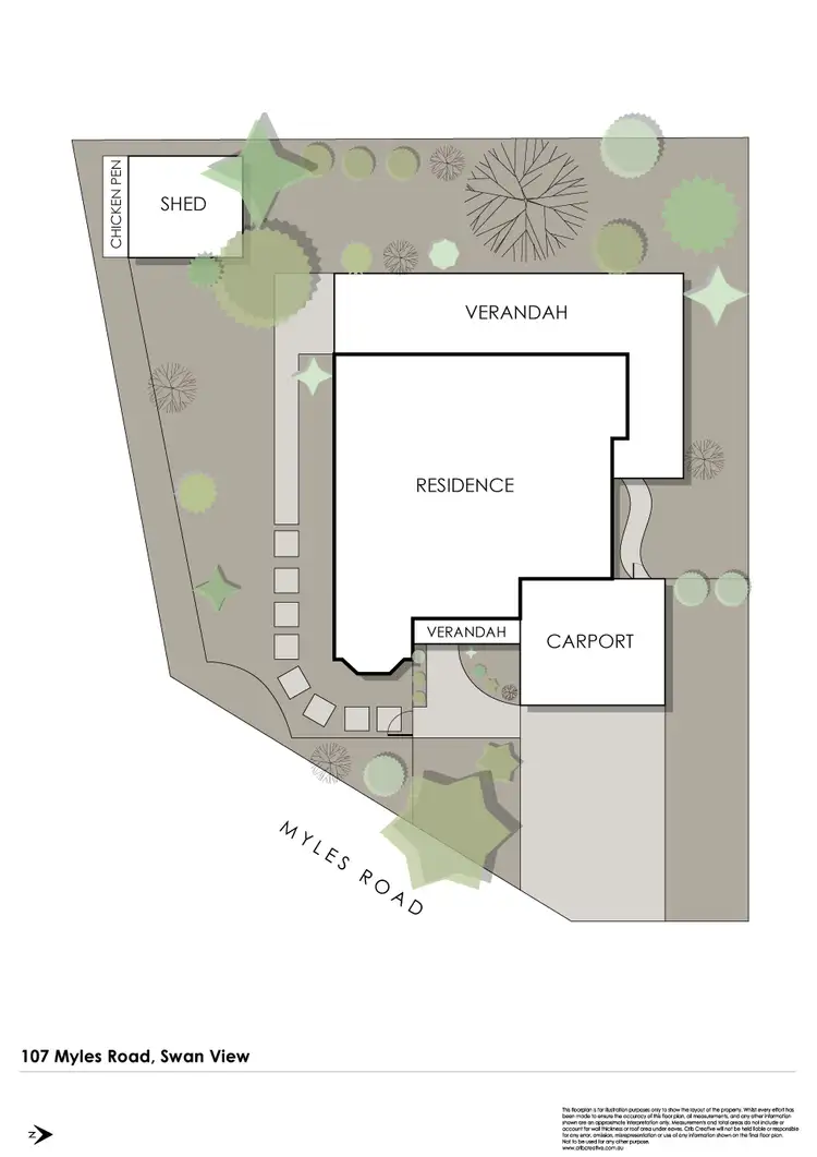 Floorplan of Homely house listing, 107 Myles Road, Swan View WA 6056