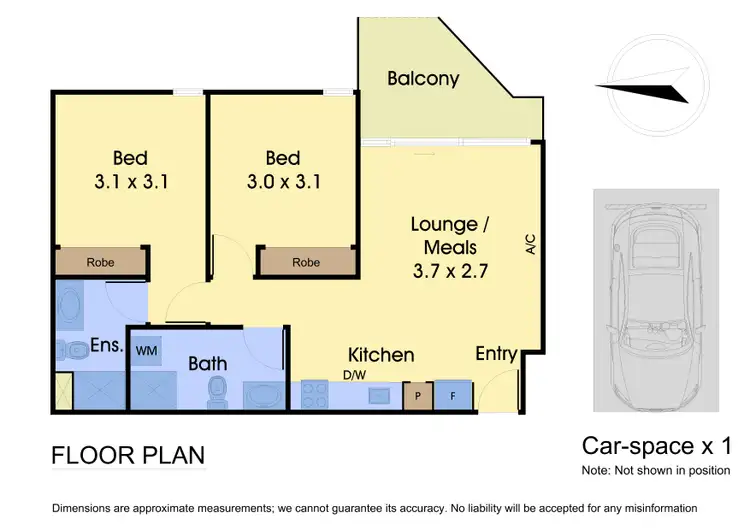 Floorplan of Homely apartment listing, 231b/1 Colombo Street, Mitcham VIC 3132