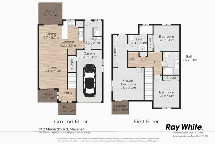Floorplan of Homely townhouse listing, 10/2-24 Macarthy Road, Marsden QLD 4132