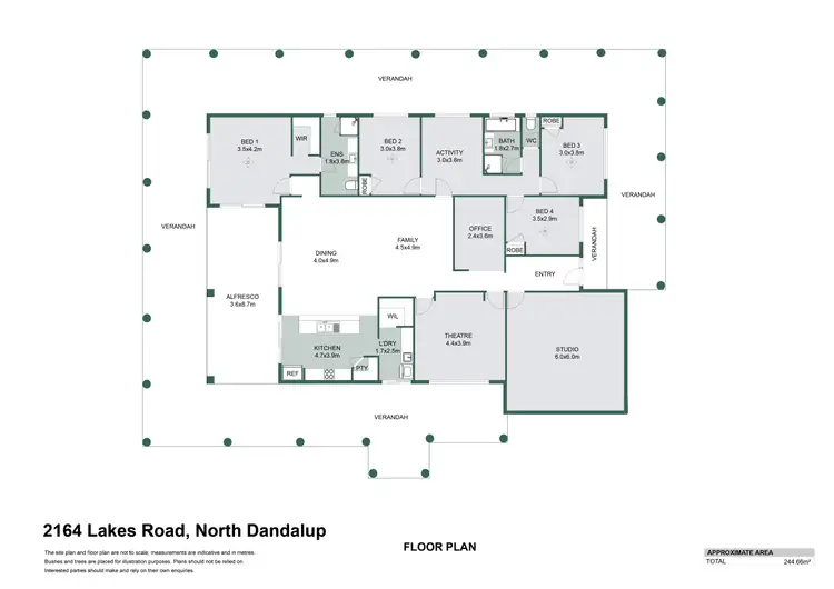 Floorplan of Homely house listing, 2164 Lakes Road, North Dandalup WA 6207