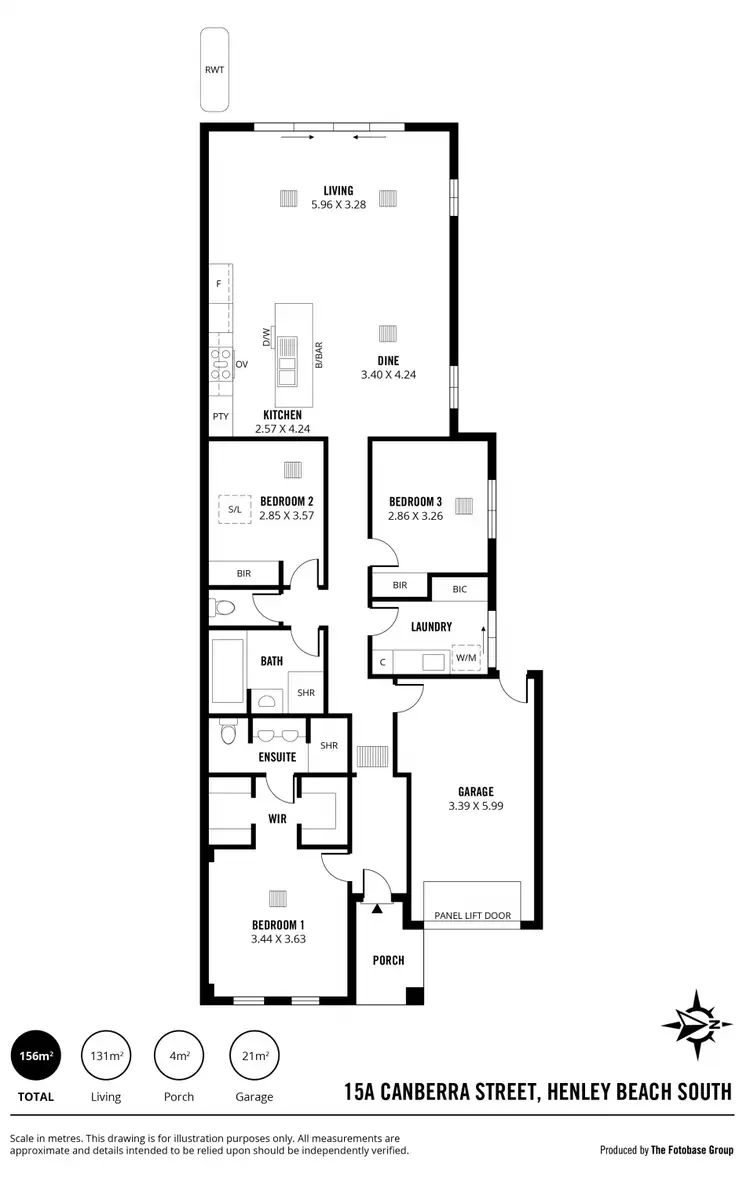 Floorplan of Homely house listing, 15A Canberra Street, Henley Beach South SA 5022