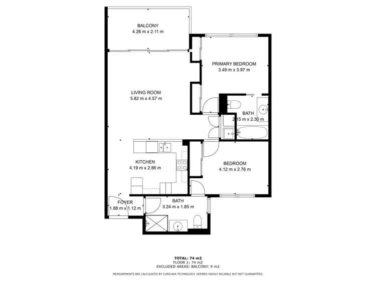 Floorplan of Homely unit listing, 39/209 Wills Street, Townsville City QLD 4810