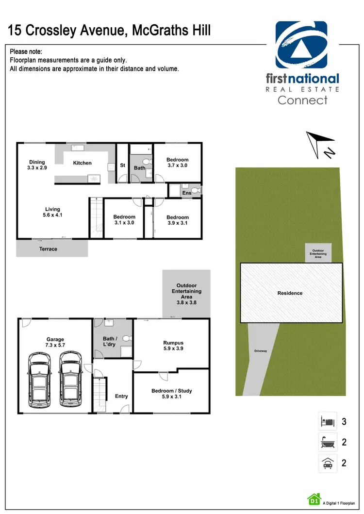 Floorplan of Homely house listing, 15 Crossley Avenue, Mcgraths Hill NSW 2756
