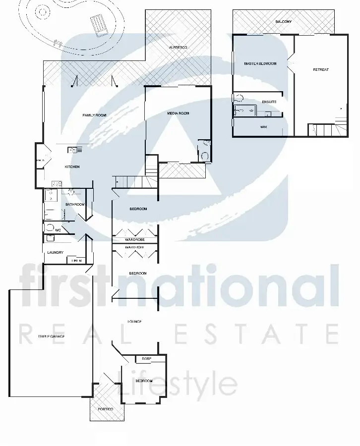 Floorplan of Homely house listing, 121 Fitzwilliam Drive, Sippy Downs QLD 4556