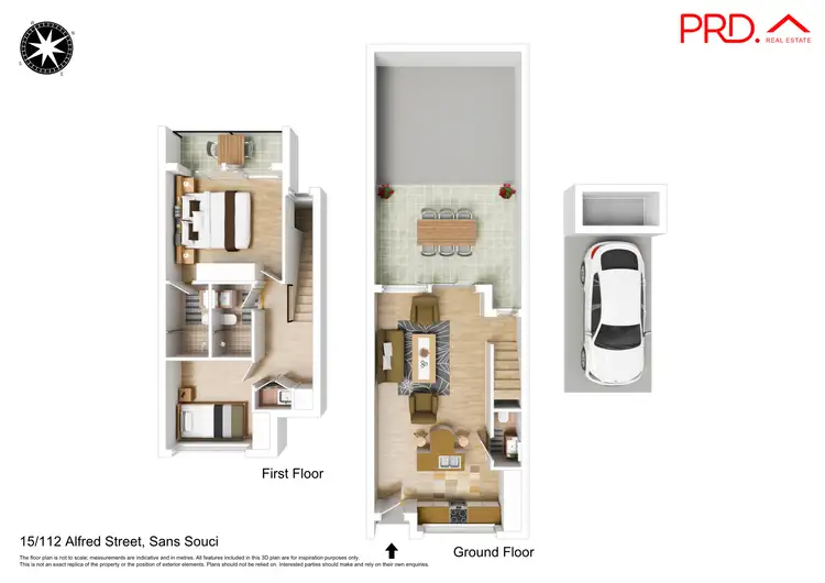 Floorplan of Homely townhouse listing, 15/112 Alfred Street, Sans Souci NSW 2219