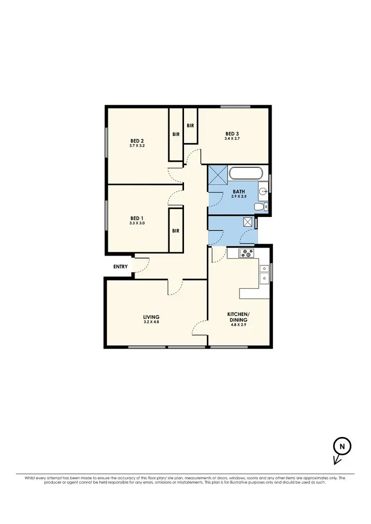 Floorplan of Homely house listing, 2 Chirnside Crescent, Laverton VIC 3028