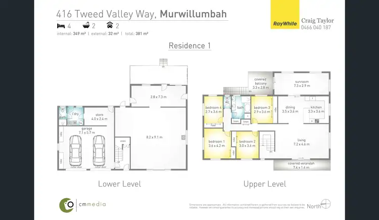 Floorplan of Homely house listing, 416 Tweed Valley Way, South Murwillumbah NSW 2484