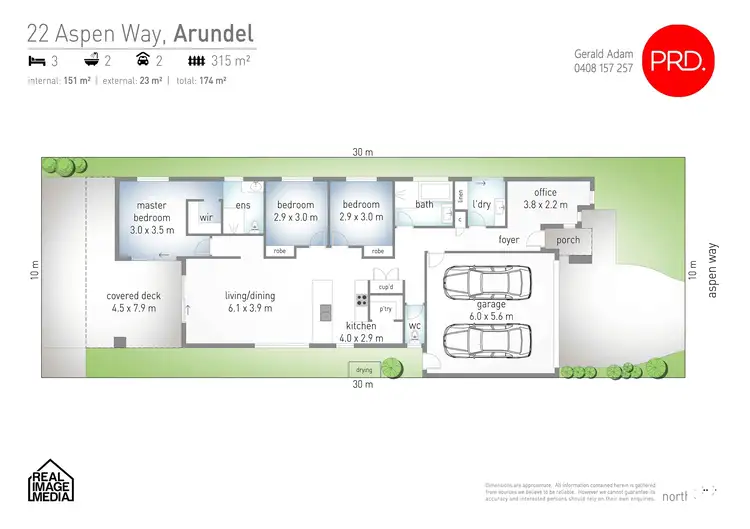 Floorplan of Homely house listing, 22 Aspen Way, Arundel QLD 4214
