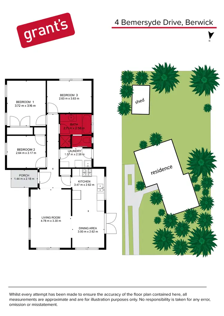 Floorplan of Homely house listing, 4 Bemersyde Drive, Berwick VIC 3806