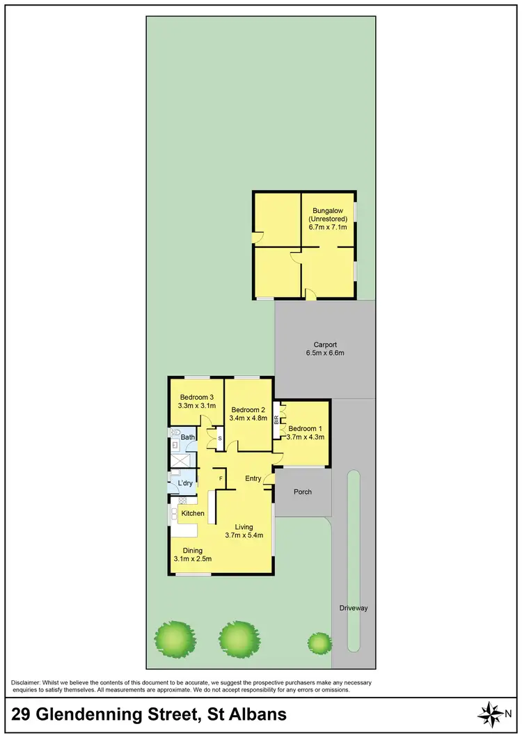 Floorplan of Homely house listing, 29 Glendenning Street, St Albans VIC 3021