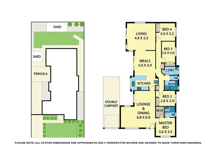 Floorplan of Homely house listing, 4 Flintoff Avenue, Burnside VIC 3023