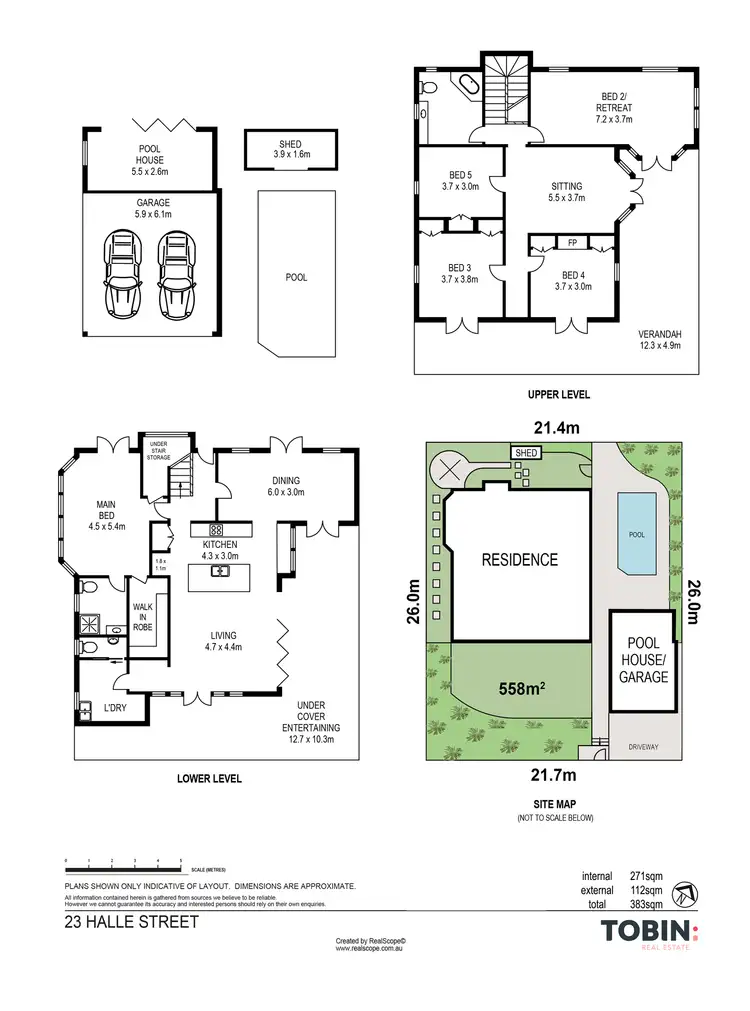 Floorplan of Homely house listing, 23 Halle Street, Everton Park QLD 4053