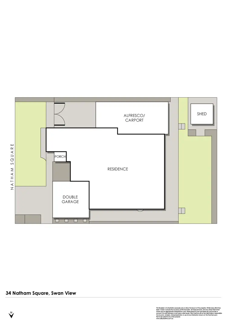 Floorplan of Homely house listing, 34 Natham Square, Swan View WA 6056