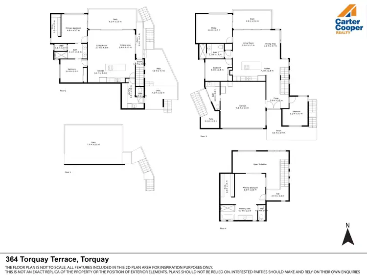 Floorplan of Homely house listing, 364 Torquay Terrace, Torquay QLD 4655