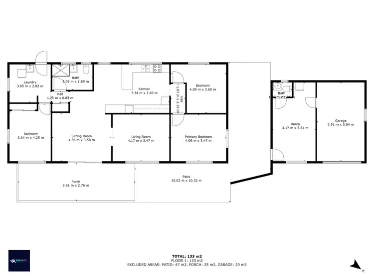 Floorplan of Homely house listing, 11 Hunter Street, Burnett Heads QLD 4670