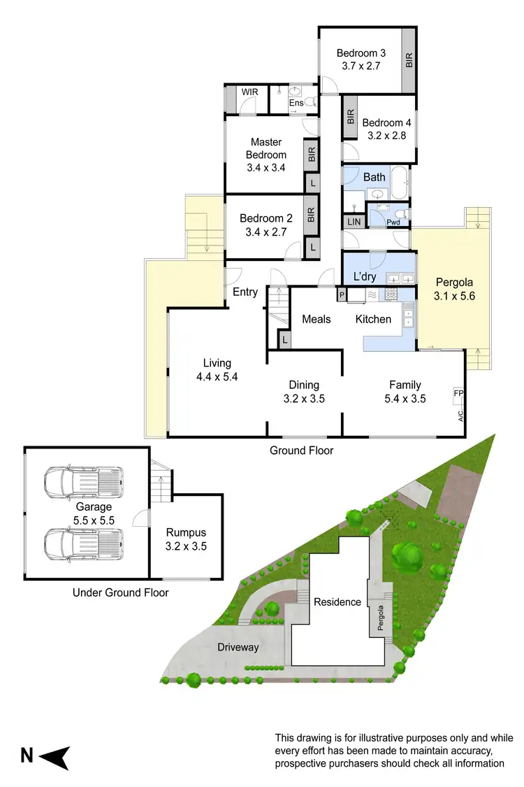 Floorplan of Homely house listing, 6 Acol Court, Mulgrave VIC 3170