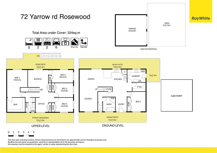 Floorplan of Homely house listing, 72 Yarrow Road, Rosewood QLD 4340