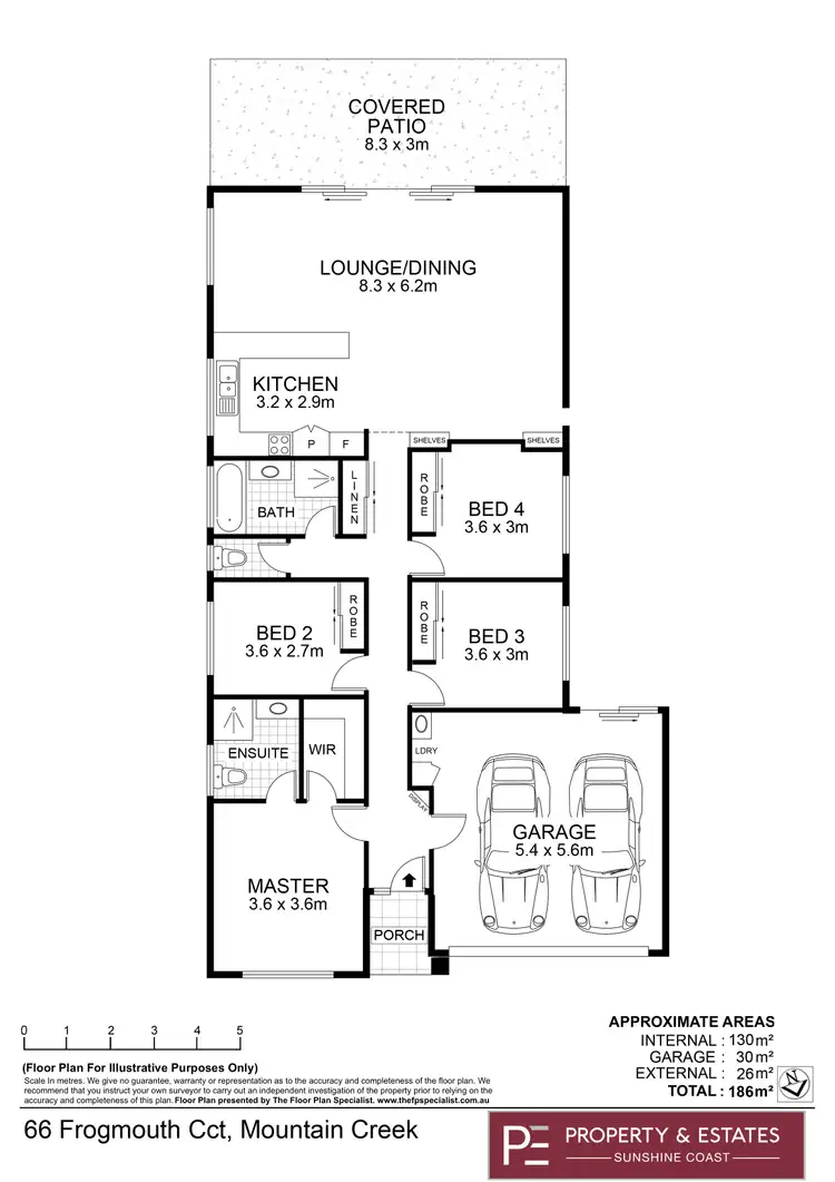 Floorplan of Homely house listing, 66 Frogmouth Circuit, Mountain Creek QLD 4557