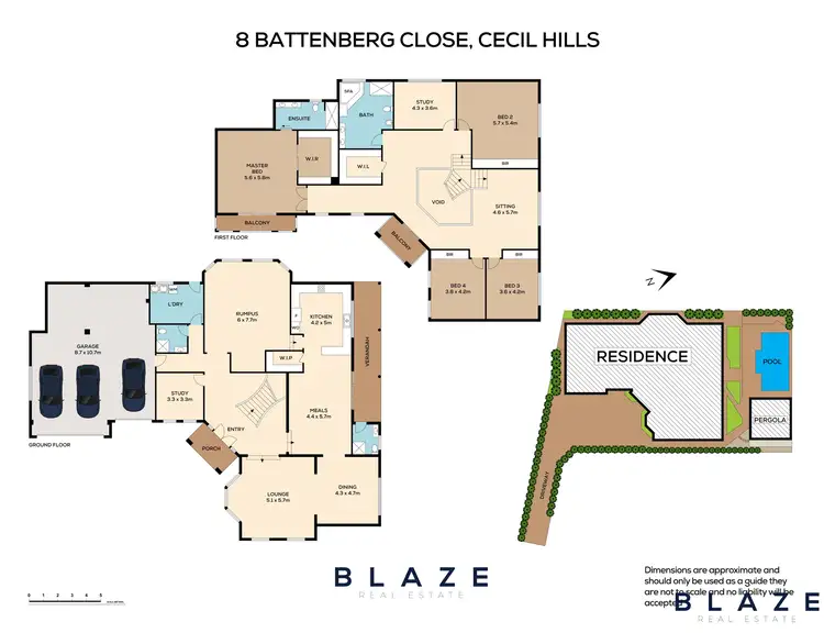 Floorplan of Homely house listing, 8 Battenberg Close, Cecil Hills NSW 2171