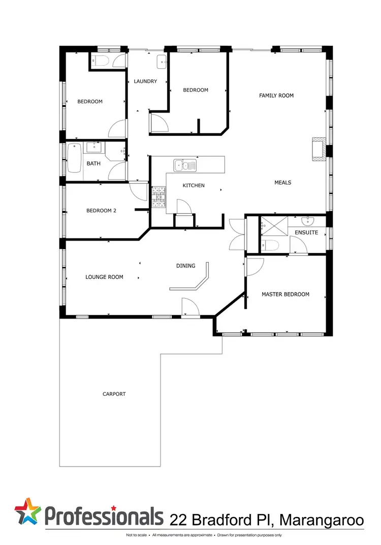 Floorplan of Homely house listing, 22 Bradford Place, Marangaroo WA 6064