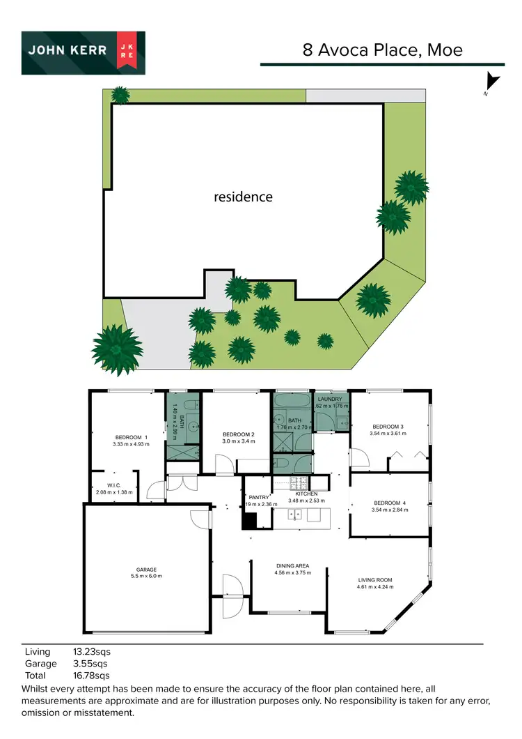 Floorplan of Homely house listing, 8 Avoca Place, Moe VIC 3825