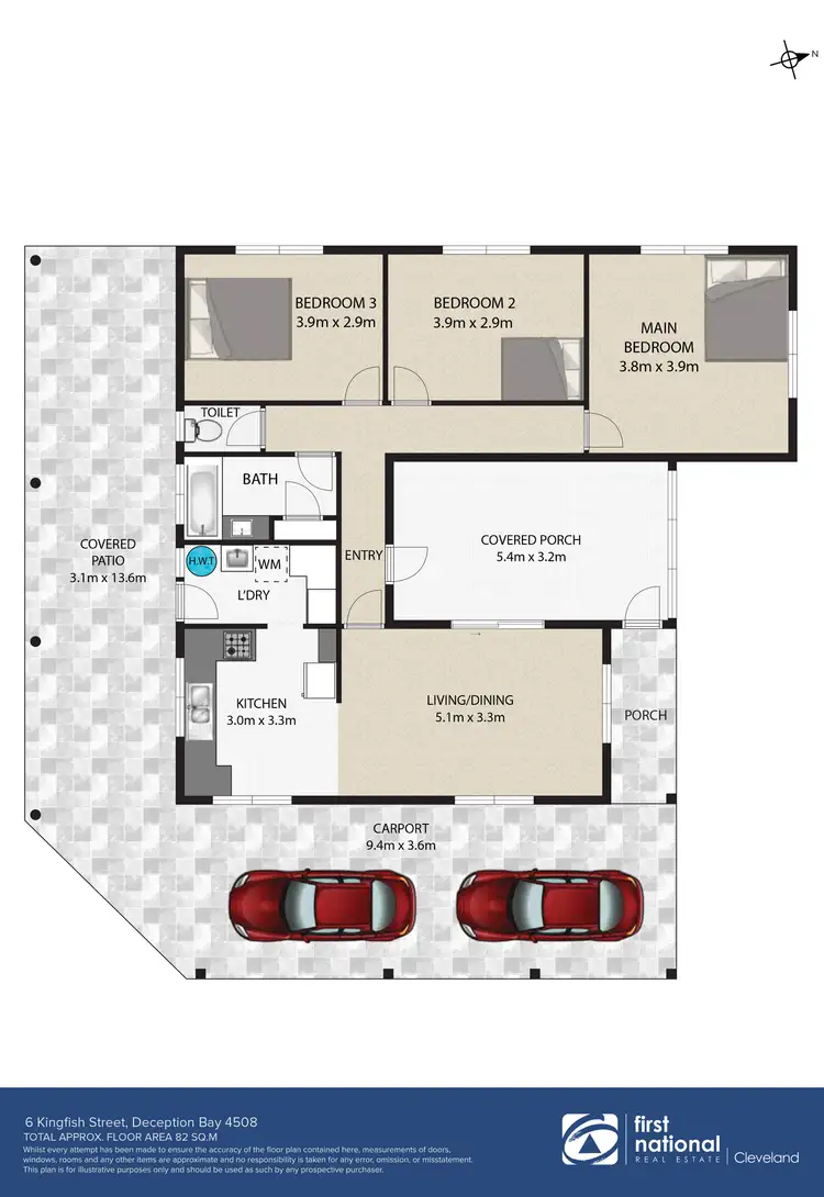 Floorplan of Homely house listing, 6 Kingfish Street, Deception Bay QLD 4508