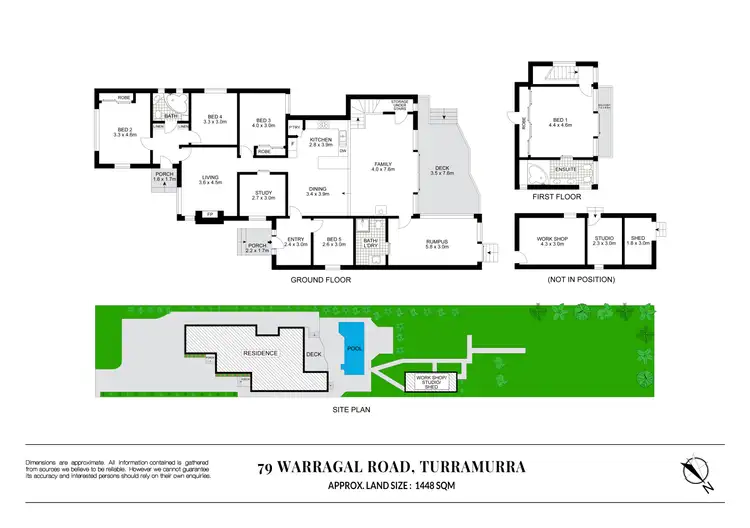Floorplan of Homely house listing, 79 Warragal Road, Turramurra NSW 2074