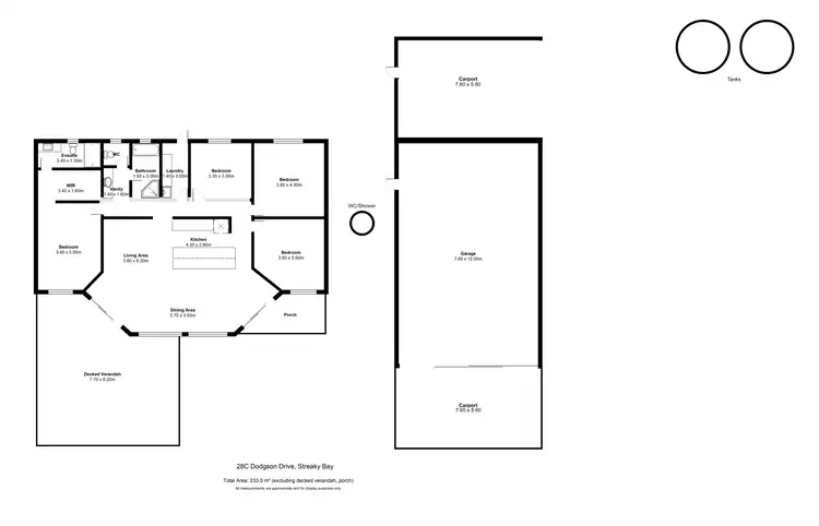 Floorplan of Homely house listing, 28C Dodgson Drive, Streaky Bay SA 5680