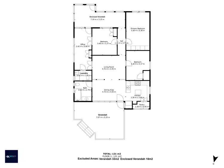 Floorplan of Homely house listing, 55 Ruddell Street, Bundaberg South QLD 4670