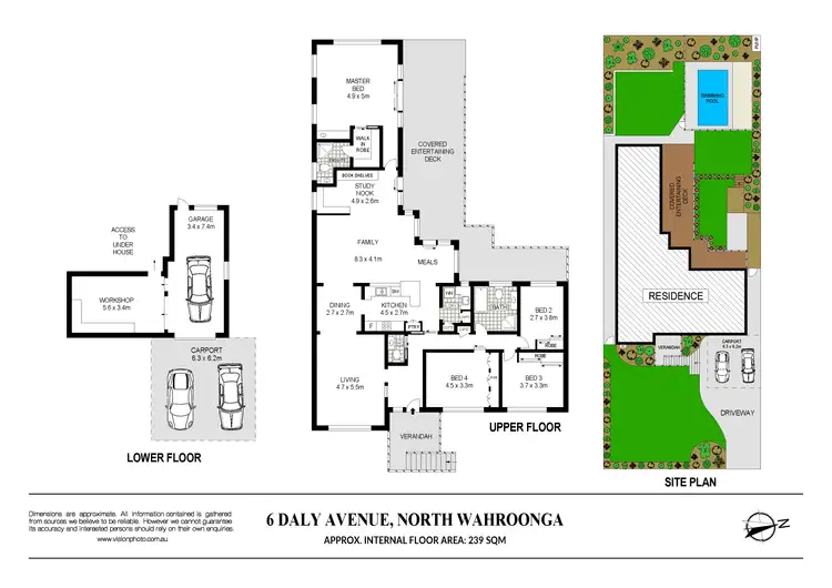 Floorplan of Homely house listing, 6 Daly Avenue, Wahroonga NSW 2076