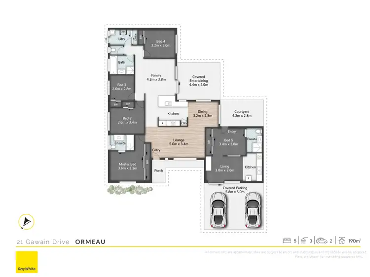 Floorplan of Homely house listing, 21 Gawain Drive, Ormeau QLD 4208