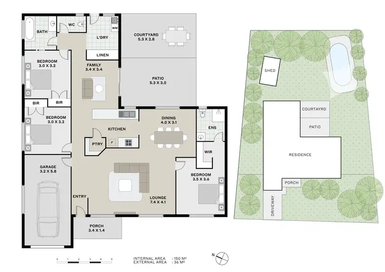 Floorplan of Homely house listing, 1 Sanctuary Drive, Idalia QLD 4811