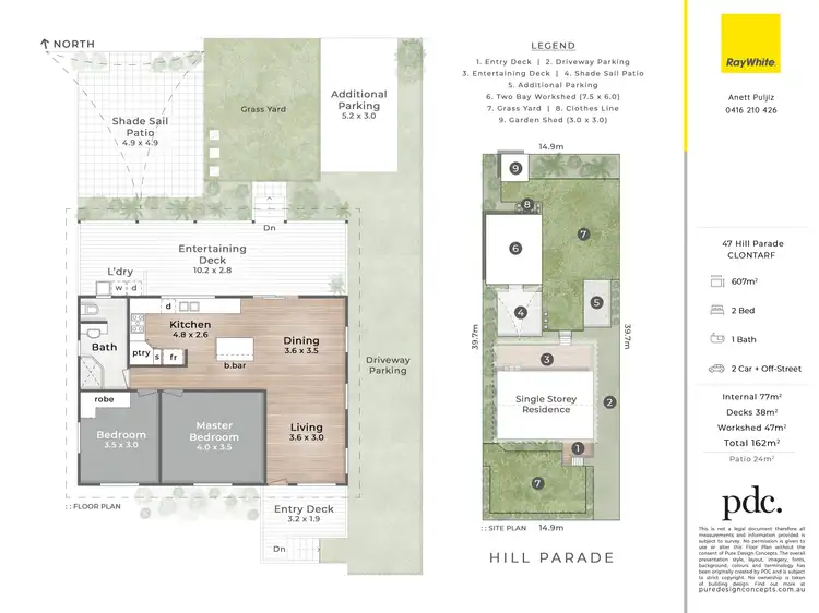 Floorplan of Homely house listing, 47 Hill Parade, Clontarf QLD 4019