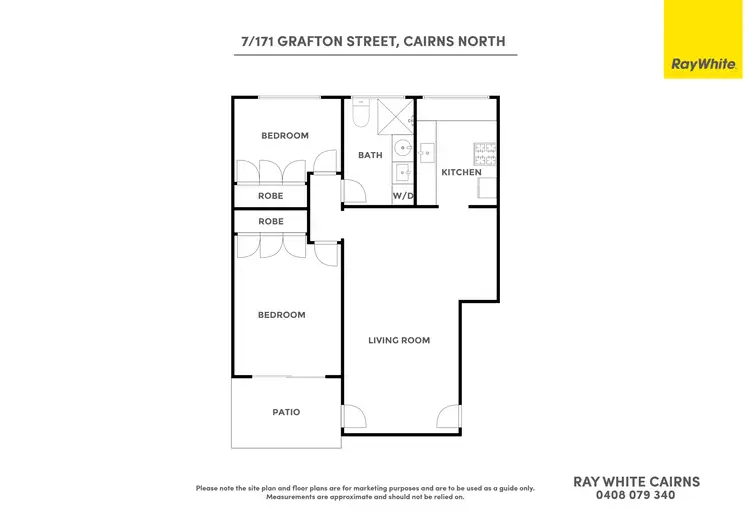 Floorplan of Homely unit listing, 7/171 Grafton Street, Cairns North QLD 4870