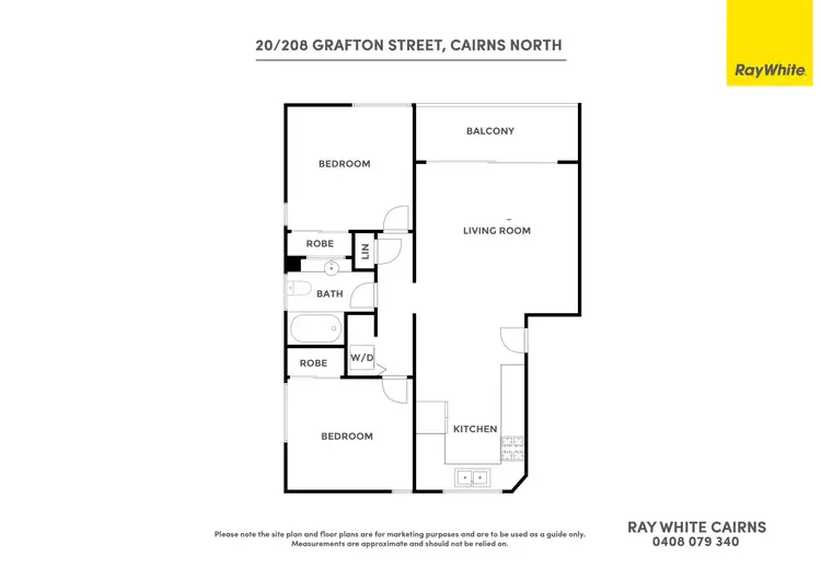 Floorplan of Homely unit listing, 20/208 Grafton Street, Cairns North QLD 4870