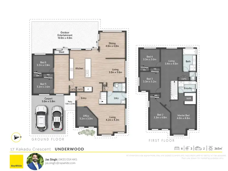 Floorplan of Homely house listing, 17 Kakadu Crescent, Underwood QLD 4119