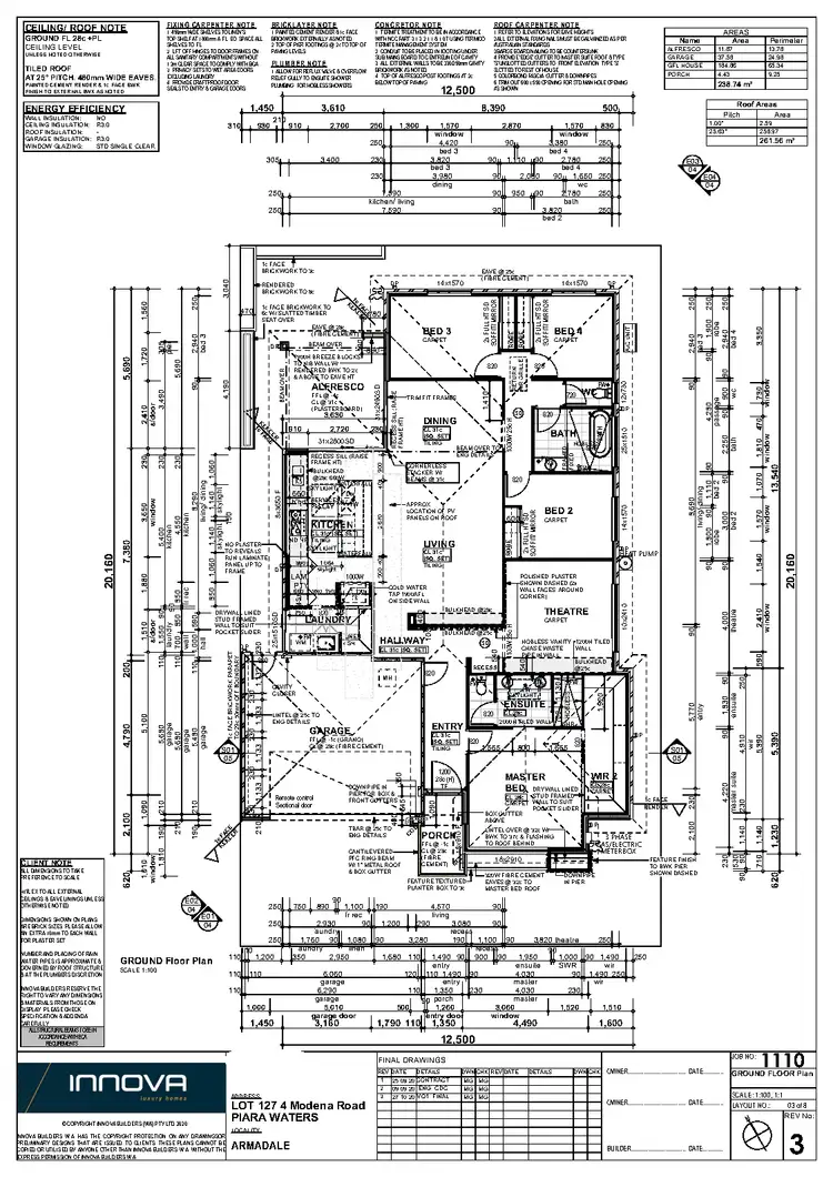Floorplan of Homely house listing, 4 Modena Road, Piara Waters WA 6112