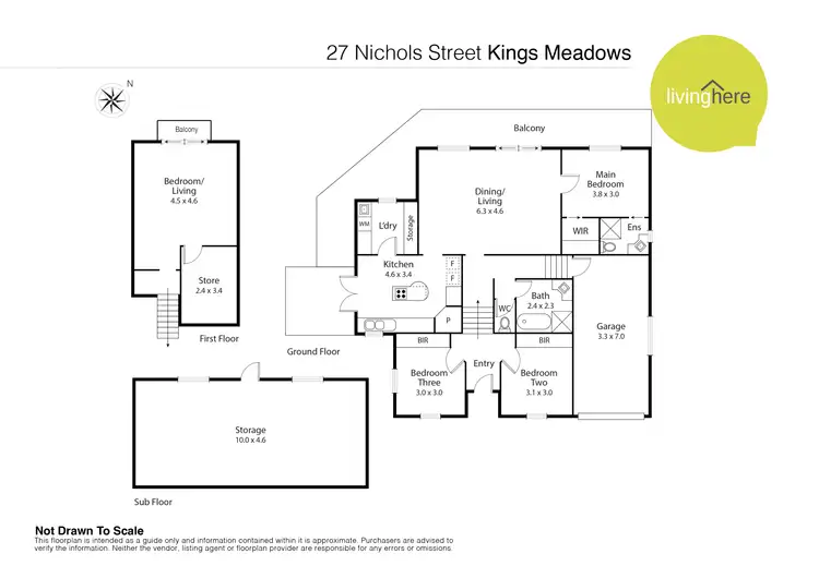 Floorplan of Homely house listing, 27 Nichols Street, Kings Meadows TAS 7249